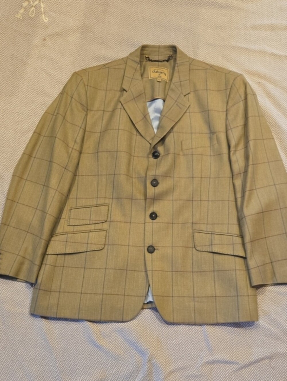 Dubarry of Ireland Wool Tweed Blazer Windowpane Check Sport Coat SZ 48R